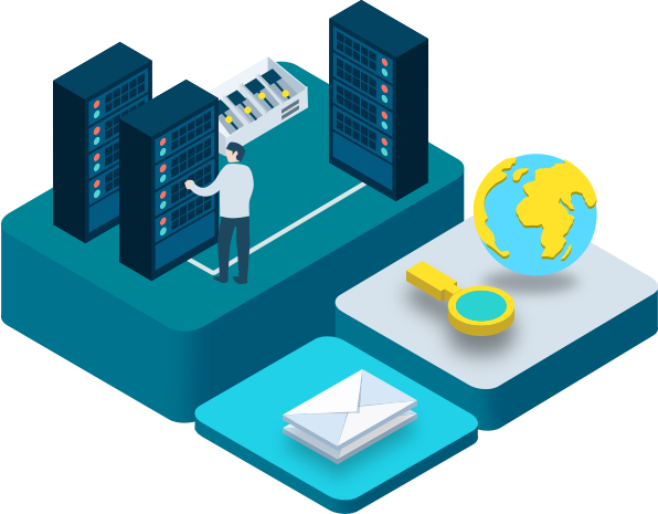 Web hosting services image